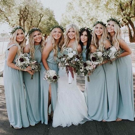 lavender and sage bridesmaid dress