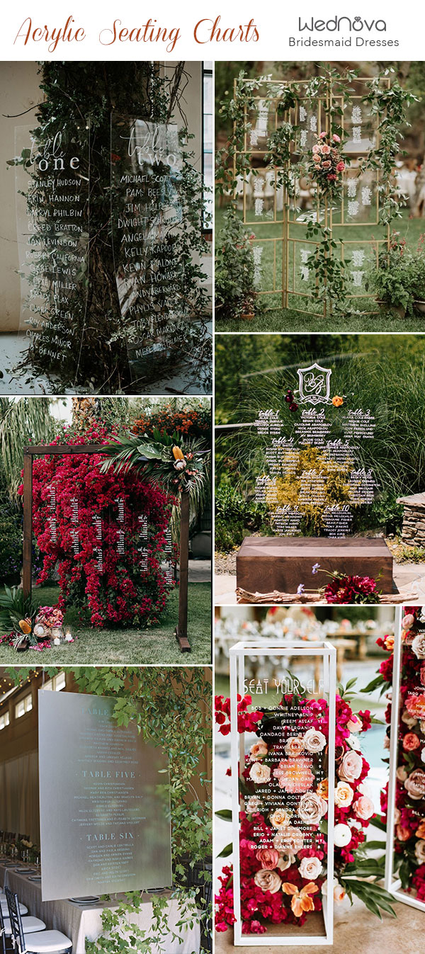 13 Unique Escort Card Display Ideas To Wow Your Guests Wednova Blog