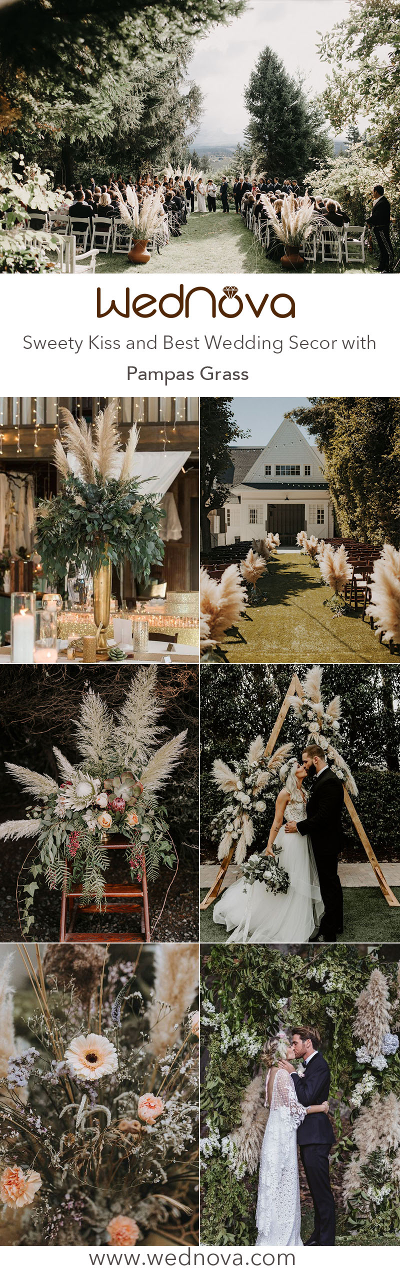 2019 Wedding Trend 40 Incredible Pampas Grass Wedding
