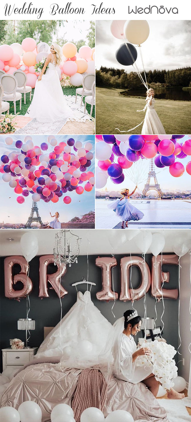22 Creative Fun Ways To Use Balloons In Your Wedding Wednova Blog