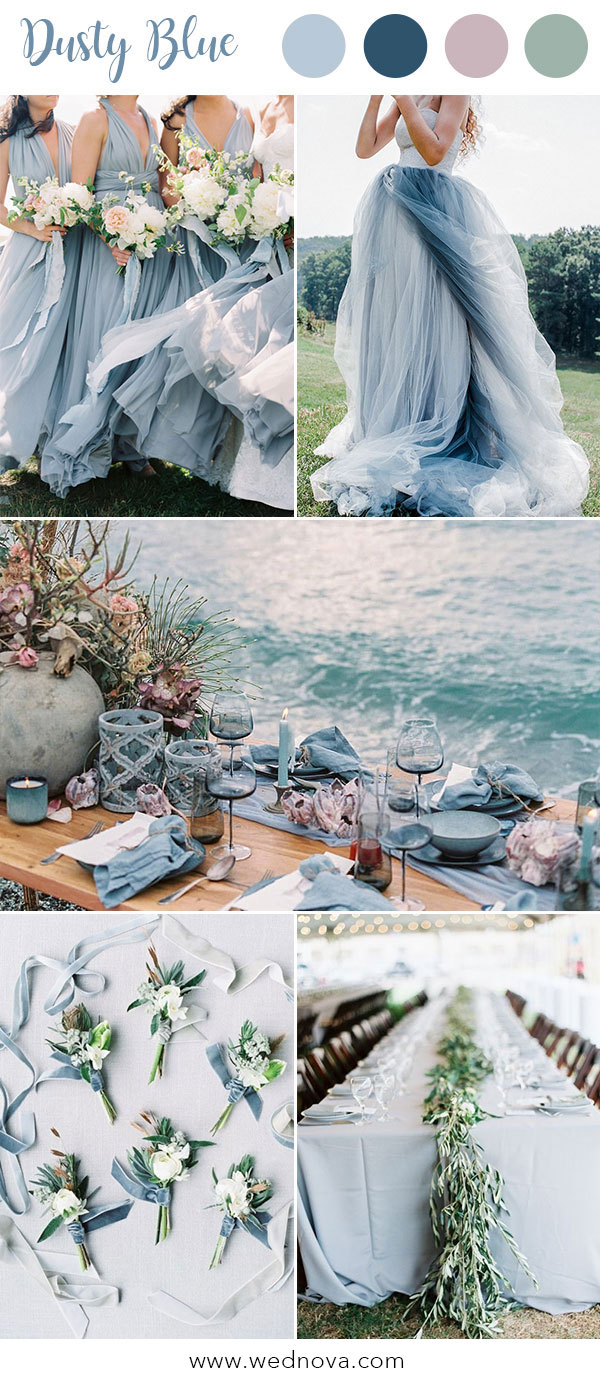 10 Hot Wedding Color Palettes for 2019 Trends WedNova Blog