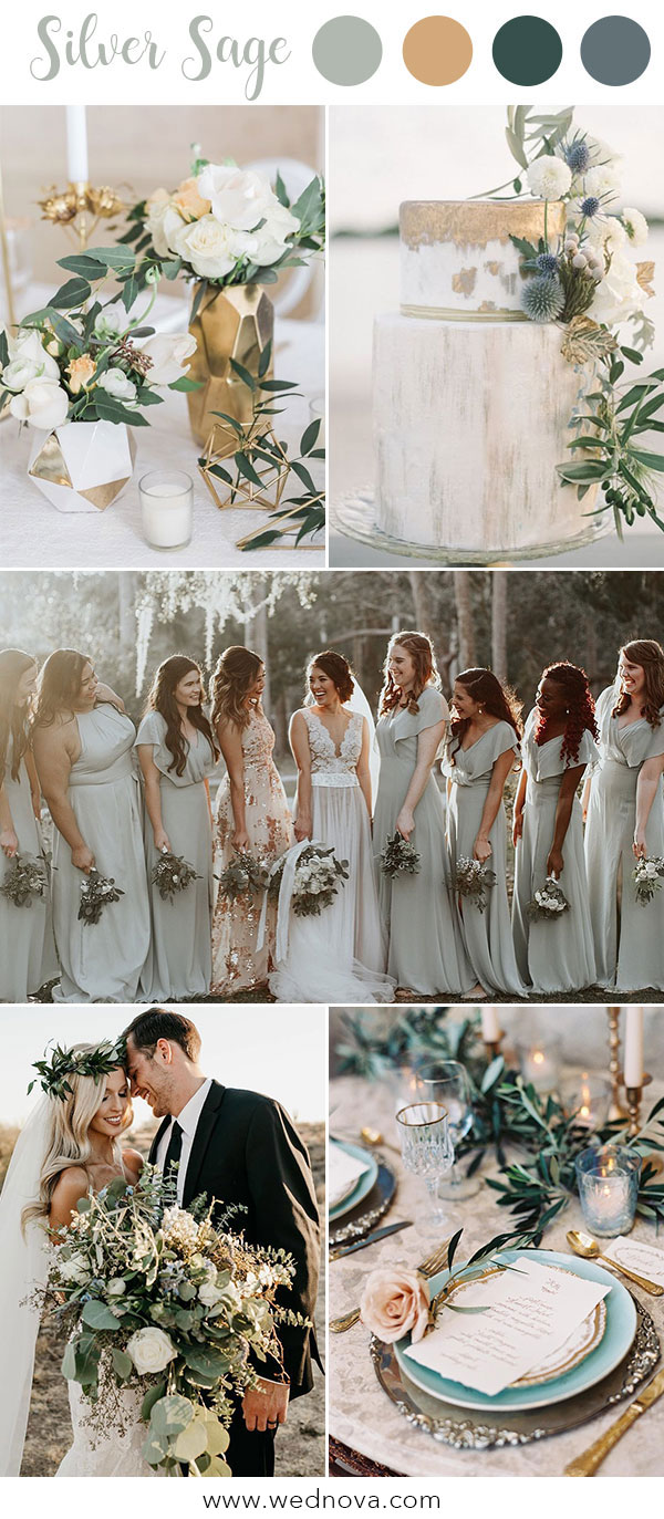 10 Hot Wedding Color Palettes for 2019 Trends WedNova Blog