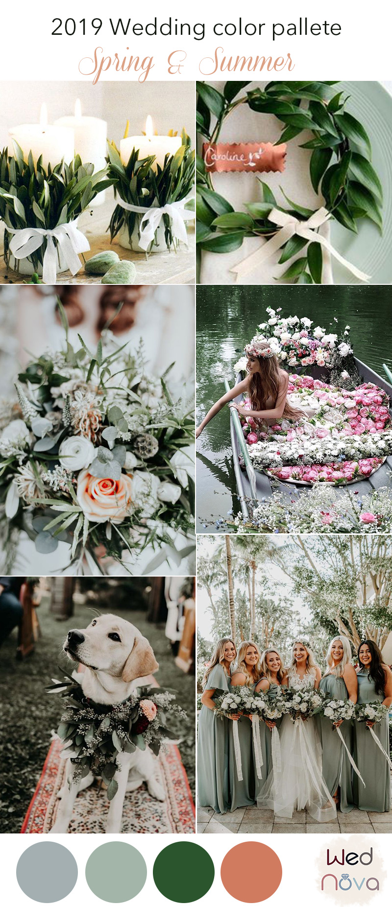 Spring wedding colors top 2019