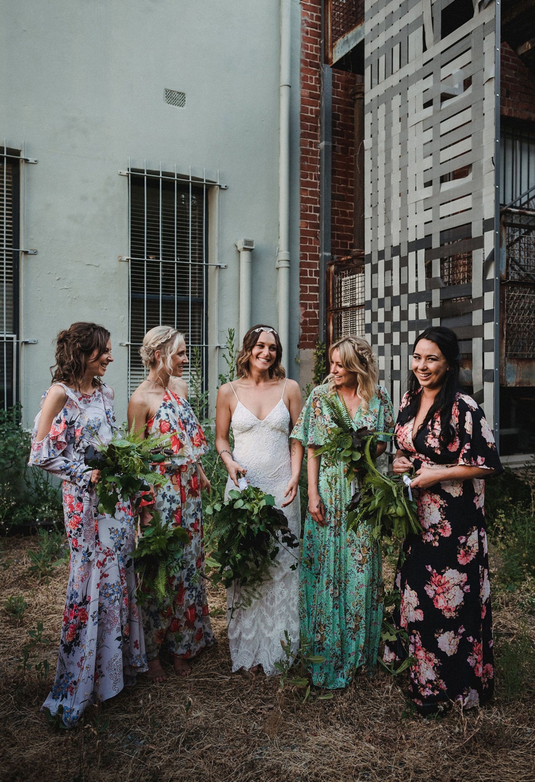 Mixed color 2025 bridesmaid dresses
