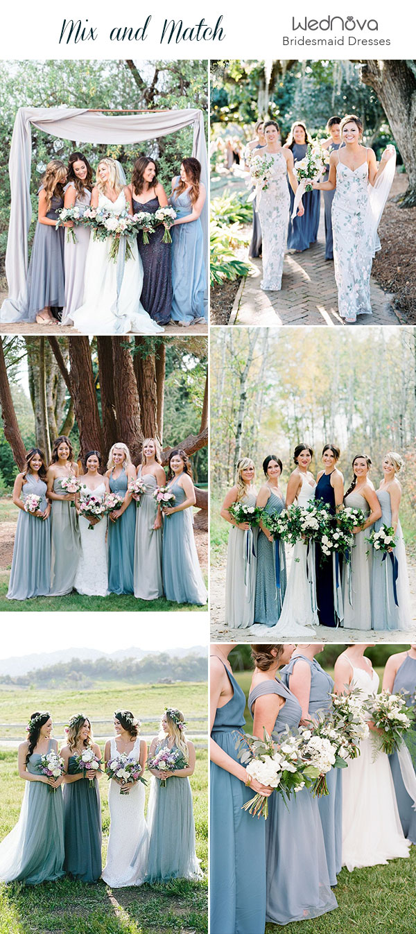 bridesmaid colour palette