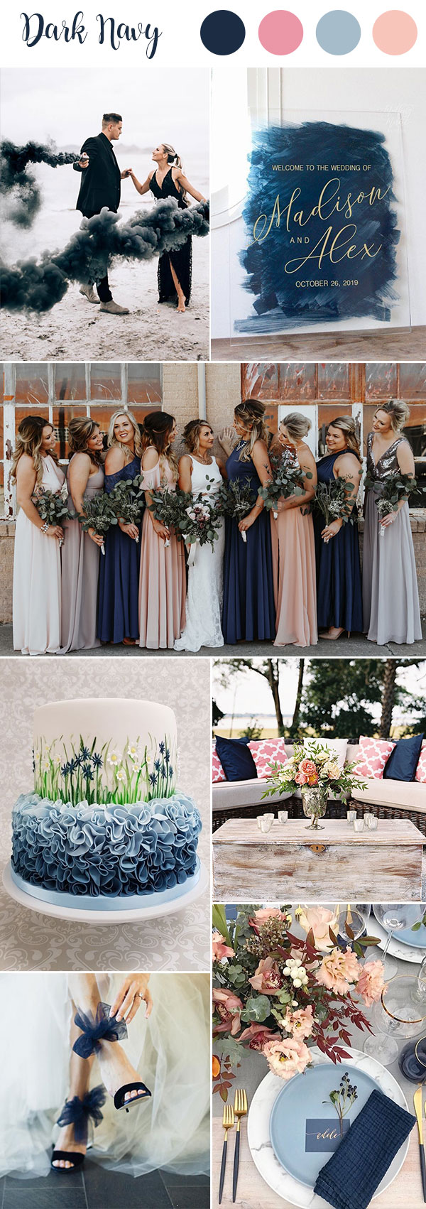 9 Most Popular Blue Wedding Color Palettes For Your Big Day