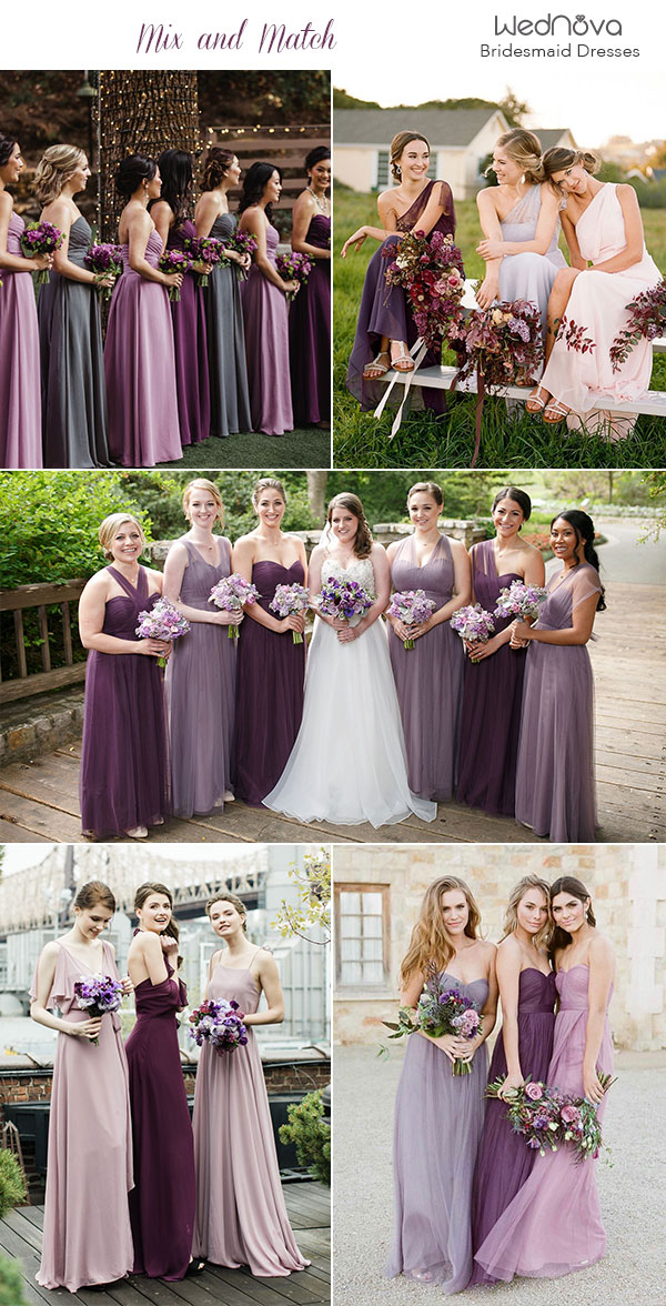 bridesmaid colour palette