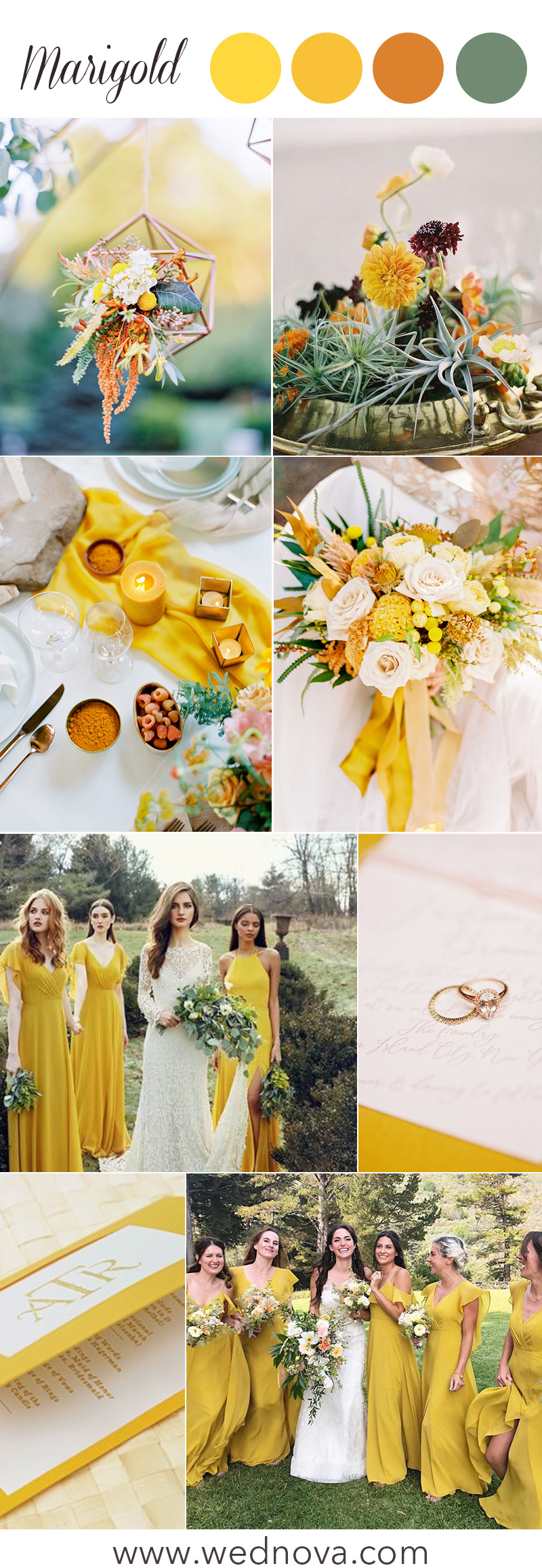 Yellow sales wedding theme