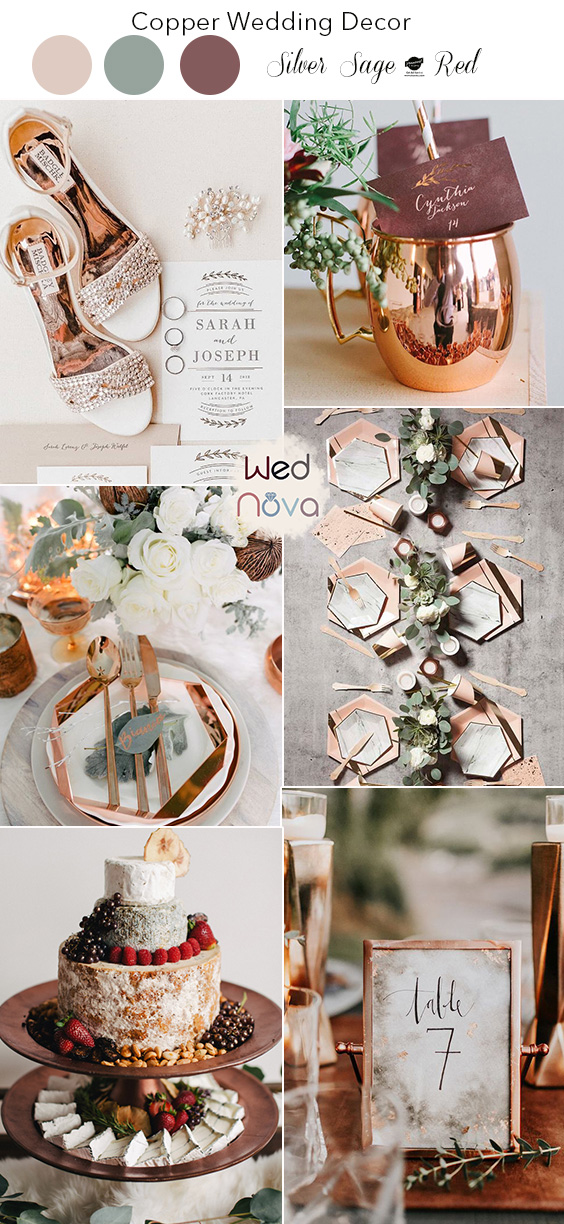 10 Copper Wedding Color Schemes So Good They Ll Give You The