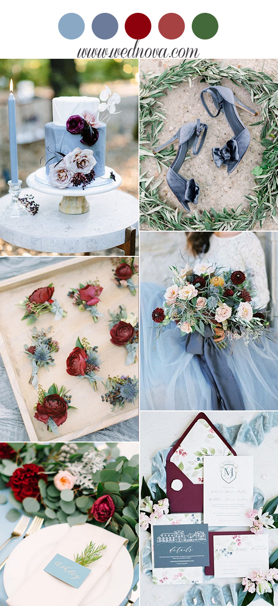 12 Fall Wedding Color Palettes That Are Totally Attractive