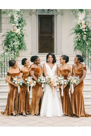 velvet dress bridesmaid