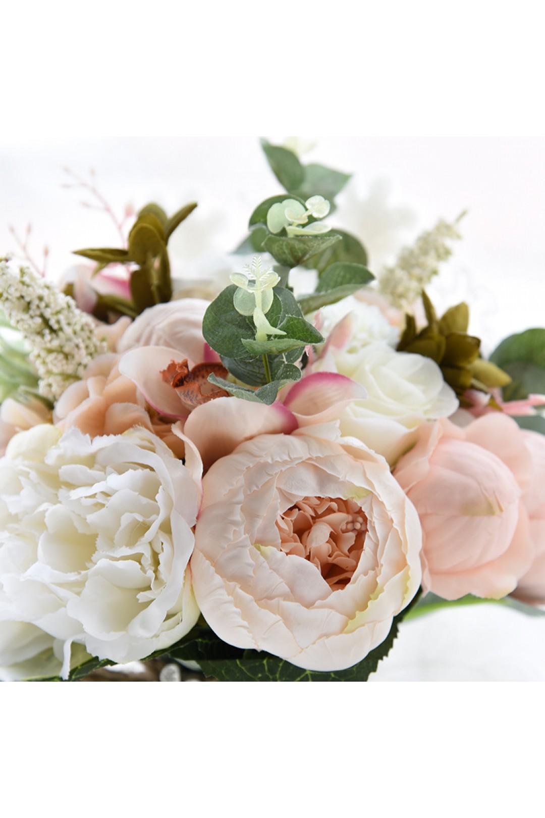 Artificial Flower Leaf Silk Wedding Bouquet