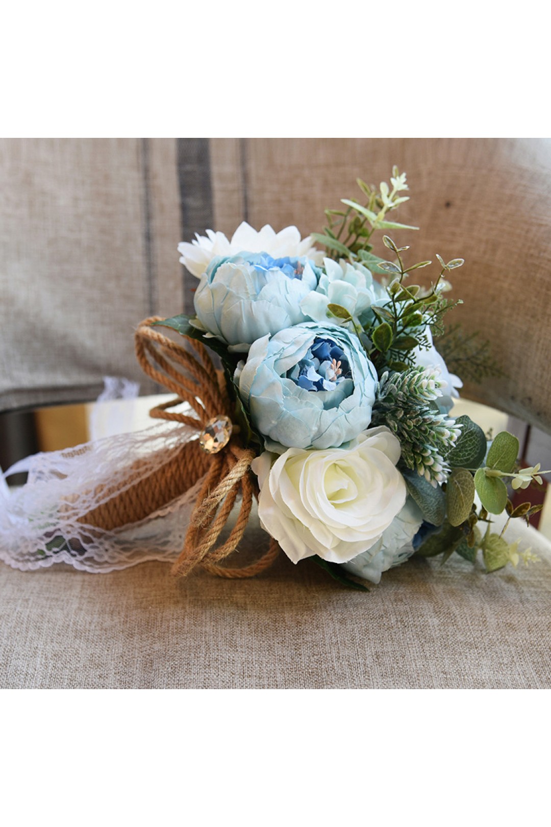 Artificial Flower Leaf Silk Wedding Bouquet
