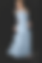 Clearance | Boho Spaghetti Straps Chiffon V-Back Bridesmaid Dress with Flounce