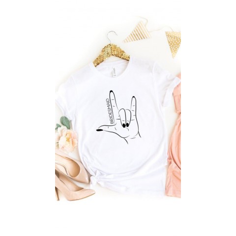 Hand Printed Bachelorette Party Bridesmaid T-Shirt
