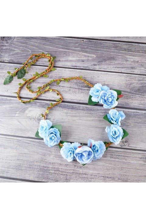 Artificial Flowers Leaf Bridal Belt