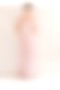 Pink Off Shoulder Sweetheart Neck High Waist Chiffon Bridesmaid Dress