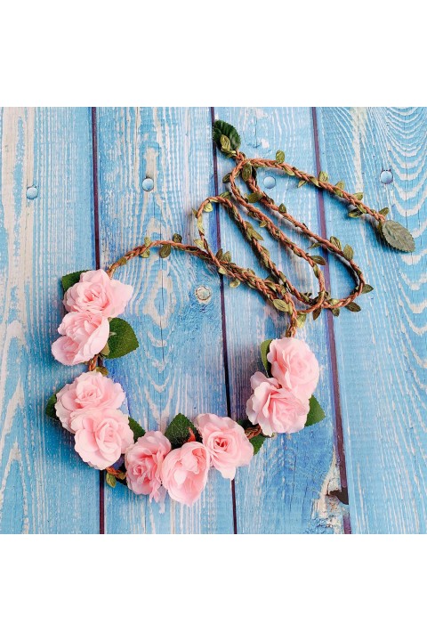 Artificial Flowers Leaf Bridal Belt