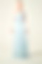 Romantic Illusion One-Shoulder Tulle Open Back Bridesmaid Dress 