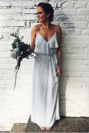 sage blue bridesmaid dresses