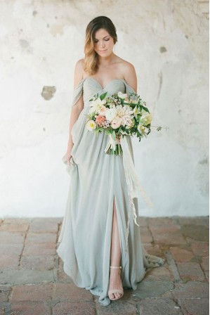 sage floral bridesmaid dresses