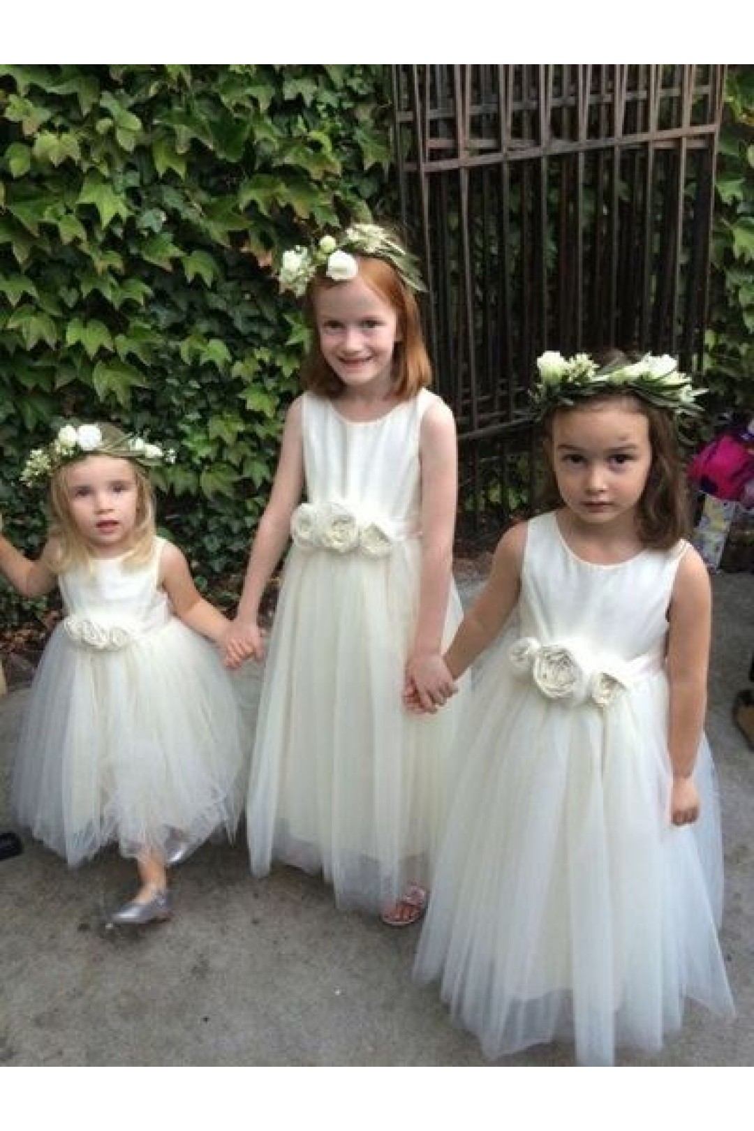 floral junior bridesmaid dresses