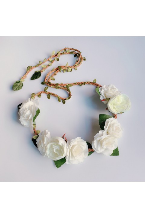 Artificial Flowers Leaf Bridal Belt