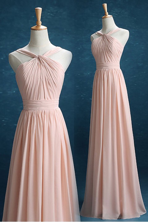 Criss cross halter bridesmaid dress new arrivals