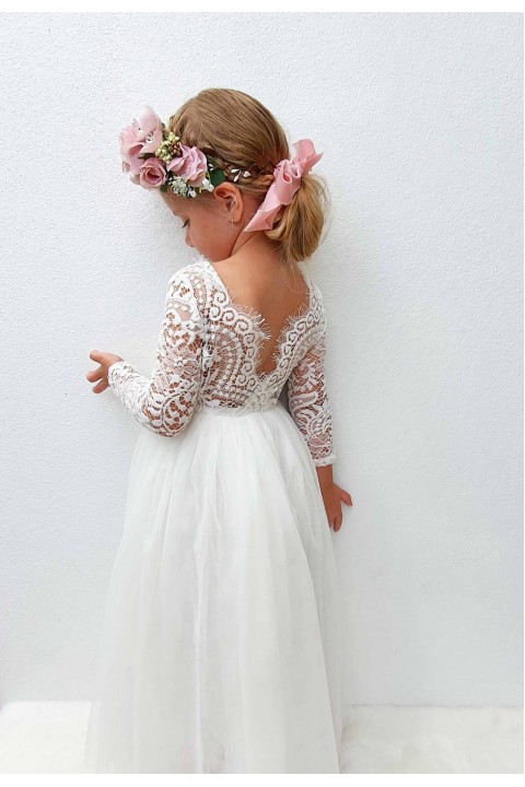 long sleeve junior bridesmaid dresses