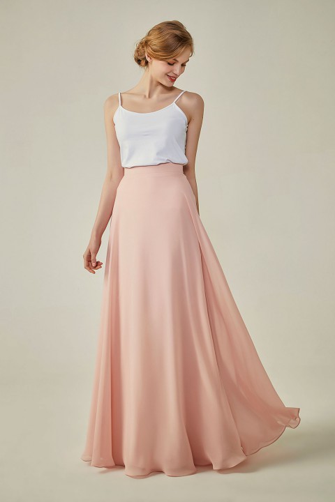 Clearance|Bridesmaid Dress Skirt Chiffon
