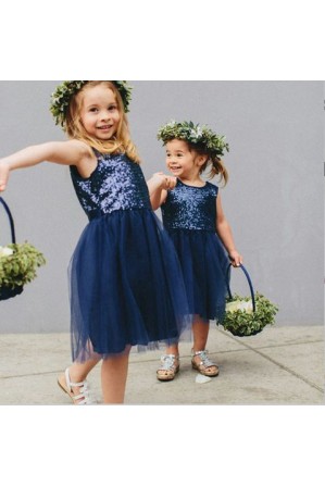 sparkly navy blue bridesmaid dresses