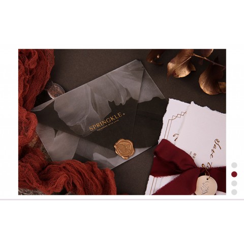 Wax Seal Customized Wedding Invitation