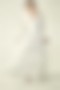 Long Sleeve Illusion Lace Back Closure V-Neck Elegant Bridesmaid Dress