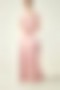 Simple Off the Shoulder Tulle Sweetheart Column Bridesmaid Dress
