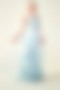 Tulle Lace Illusion Boatneck and Back Bridesmaid Dress with Keyhole 
