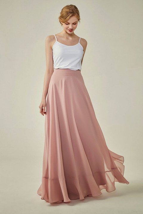 bridesmaid chiffon skirt